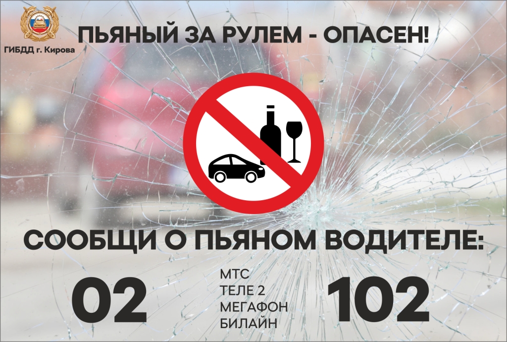 Пьяный за рулем-опасен!.