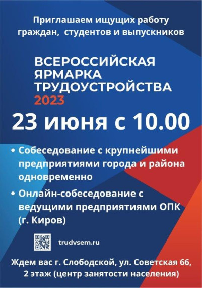 Всероссийская ярмарка трудоустройства. Всероссийская ярмарка трудоустройства.